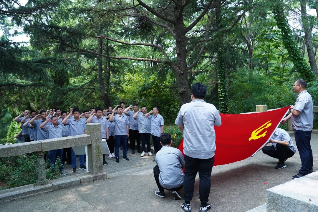 不忘初心 切记使命 | 万赢娱乐工业党委组织青年党员开展红色教育基地研学活动-万赢娱乐要闻-万赢娱乐
